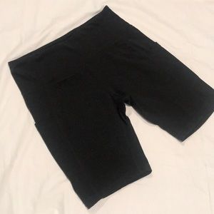 Baleaf High Waist Biker Short Charcoal M